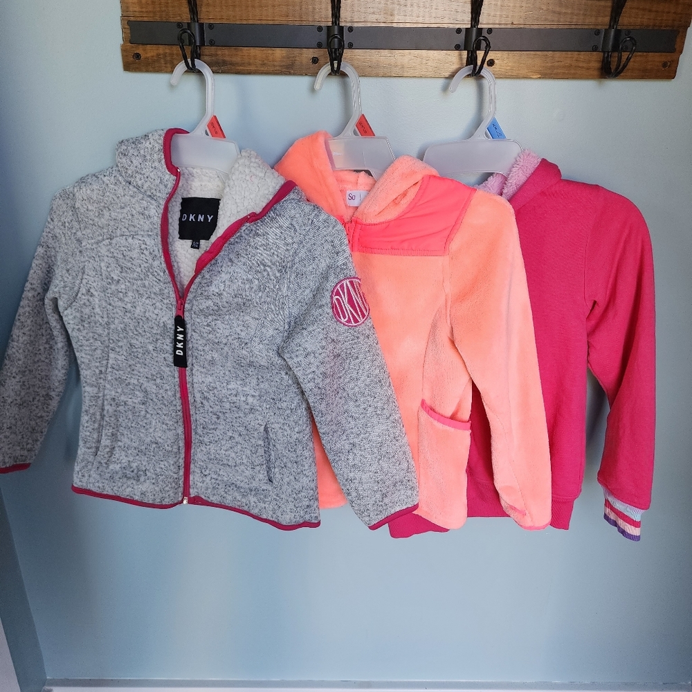 *Bundle of 3* Like New Girls Fleece Jackets (7/8)